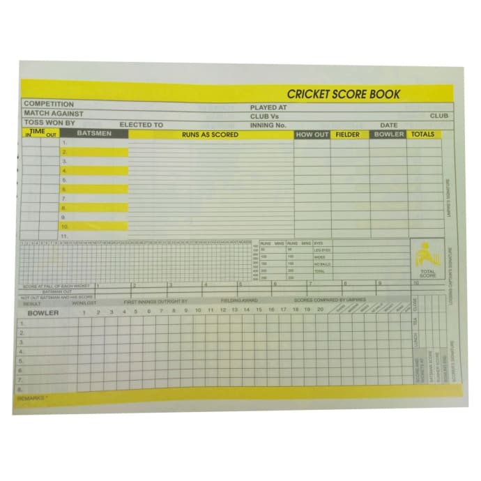 Headstart Cricket Scorebook - 24 Innings, product, variation 2