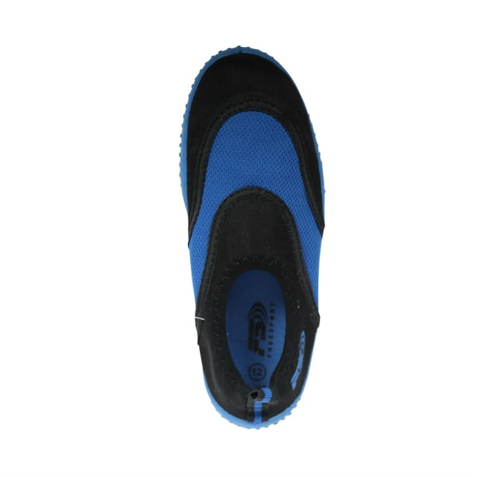 Aqua Slip On Boys 9-2 Black/Royal Blue Aqua Shoe, product, variation 2