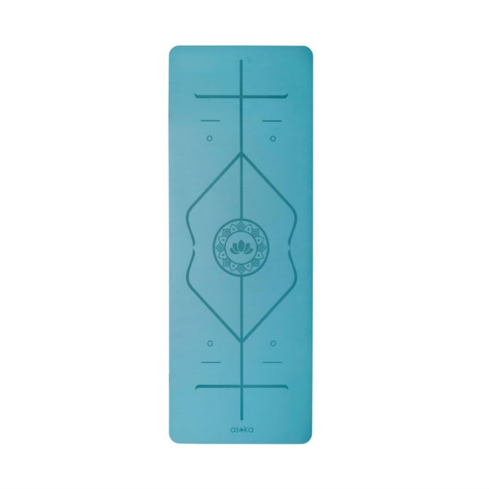 Asoka PU &amp; Rubber Alignment Yoga Mat, product, variation 4