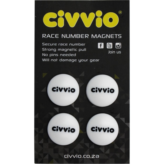 Civvio Race Number Magnets, product, variation 1