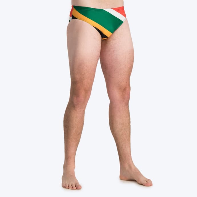 Second Skins Men&#039;s South African Flag Swimming Brief, product, variation 4