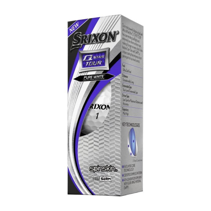 Srixon Q Star Tour Golf Balls - 3 Ball Pack, product, variation 1
