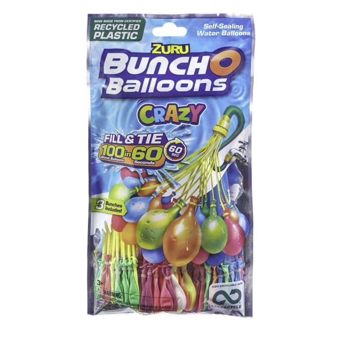 Zuru Bunch-O-Balloons Crazy 100 Water Balloons, product, variation 1