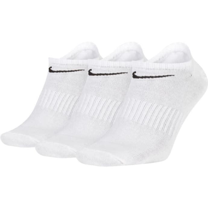 Nike 3-Pack Everyday Lightweight No-Show White Socks, product, variation 1