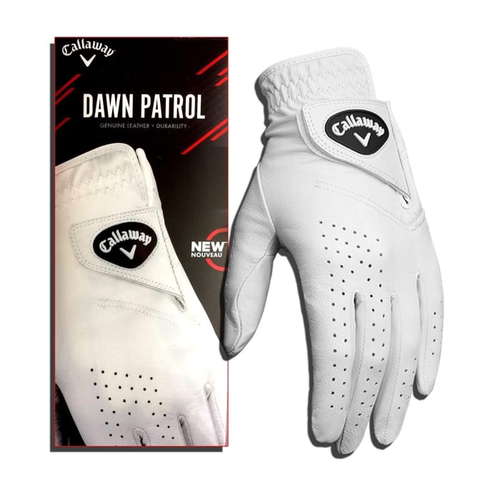 Callaway All Leather Dawn Patrol Men&#039;s Left Handed Golf Glove, product, variation 1