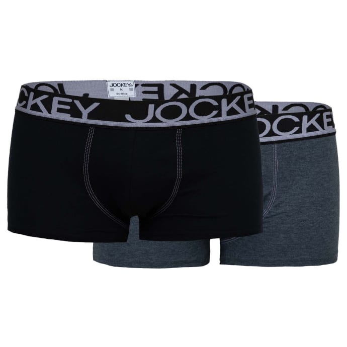 Jockey Men&#039;s Range Exclusiv Pouch Trunk 2 Pack, product, variation 1