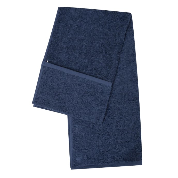 Men&#039;s Navy Gym Towel  (50x95), product, variation 1