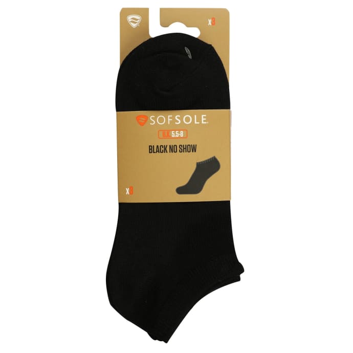 Sof Sole No Show 3 Pack Socks, product, variation 2