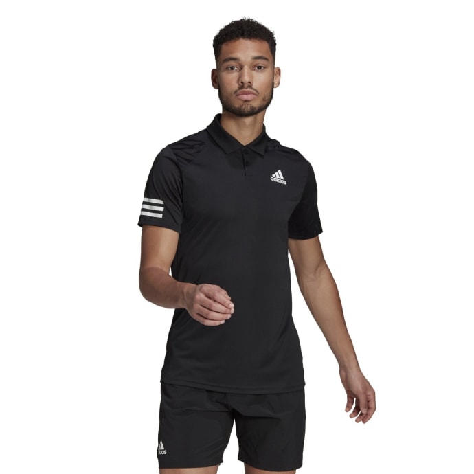 adidas Men&#039;s Club 3 Stripe Polo, product, variation 1