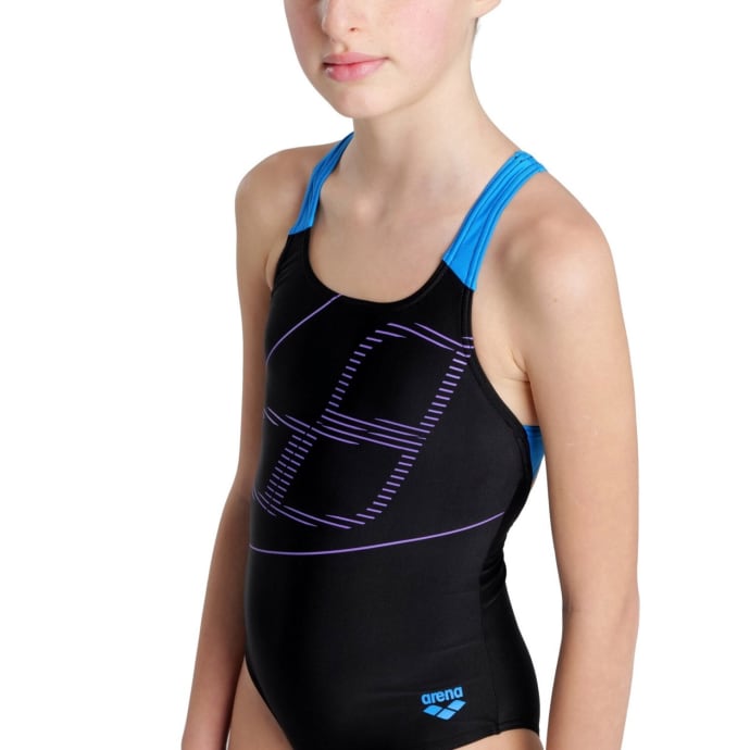 Arena Girls Swim Pro Back Logo 1 Piece, product, variation 4