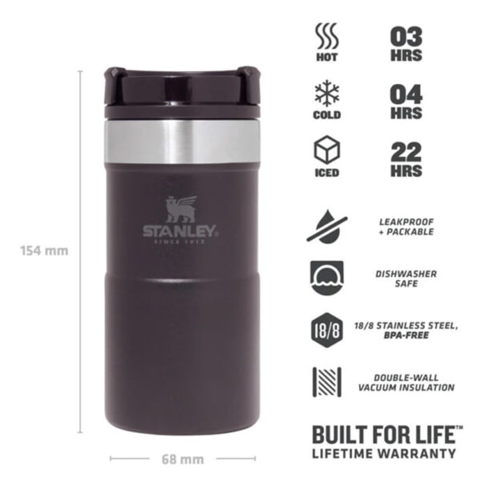 Stanley Classic Never-Leak Travel Mug 250ml - Black, product, variation 3