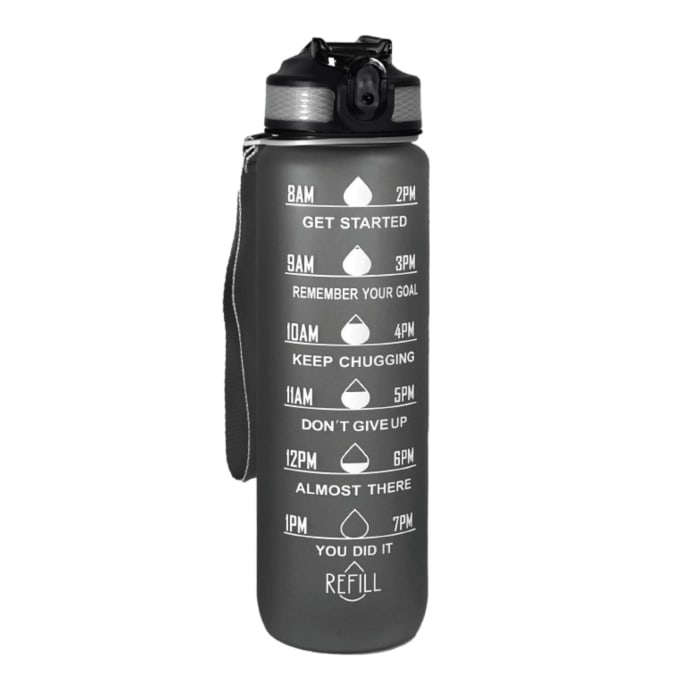 HS Fitness Motivational 1L Water Bottle, product, variation 3