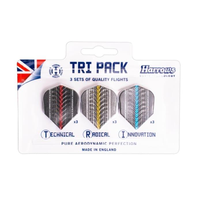 Harrows Tri-Pack Supergrip Flights, product, variation 1