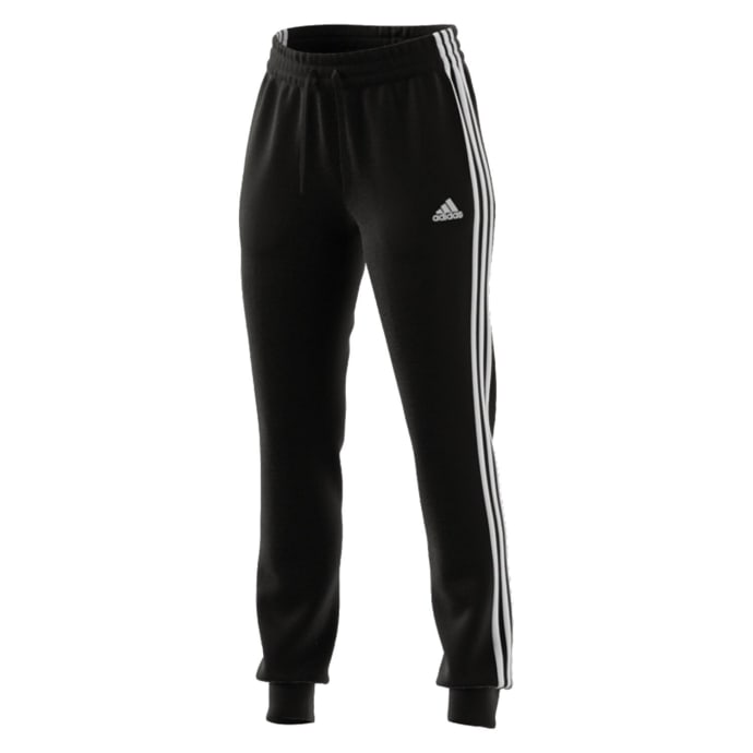 adidas Women&#039;s 3 Stripe Fleece Sweatpant, product, variation 1