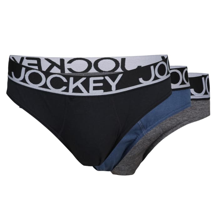 Jockey Men&#039;s Cotton Brief 3 Pack, product, variation 1