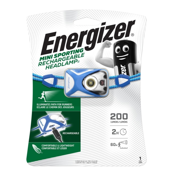Energizer Mini Sporting Rechargeable Headlamp 200 Lumens, product, variation 1