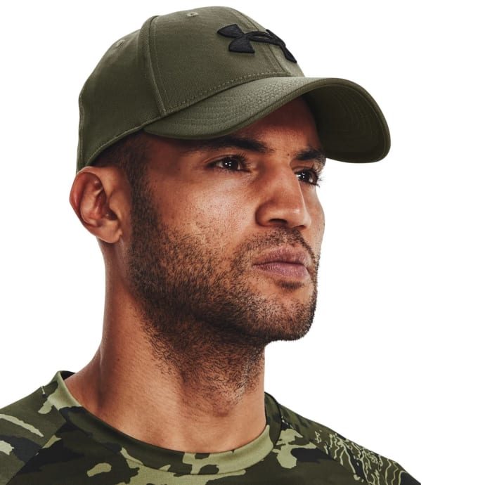 Under Armour Men&#039;s Blitzing STR Marine OD Green/Black Cap, product, variation 3