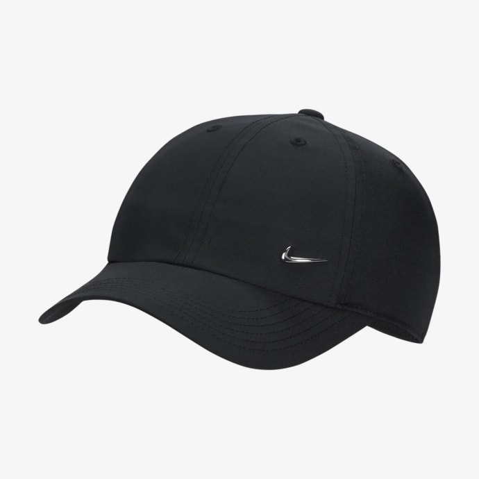 Nike Junior Adjustable Metal Swoosh Black Club Cap, product, variation 1