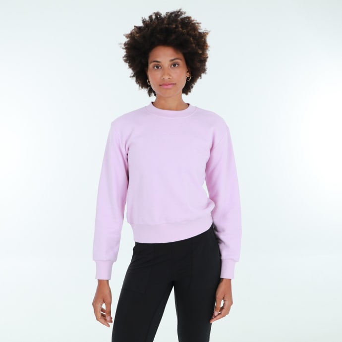 OTG Women&#039;s Luxe Fleece Crew Sweat Top, product, variation 1