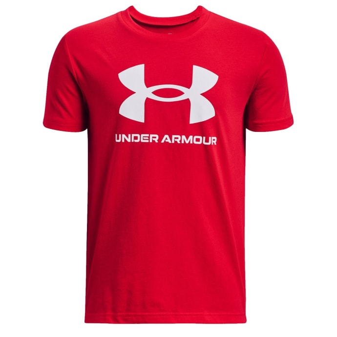 Under Armour Boys Sportstyle Logo Short Sleeve Tee, product, variation 1