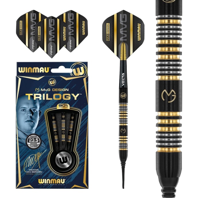 Winmau  MVG Trilogy 90% Tungsten Darts, product, variation 1