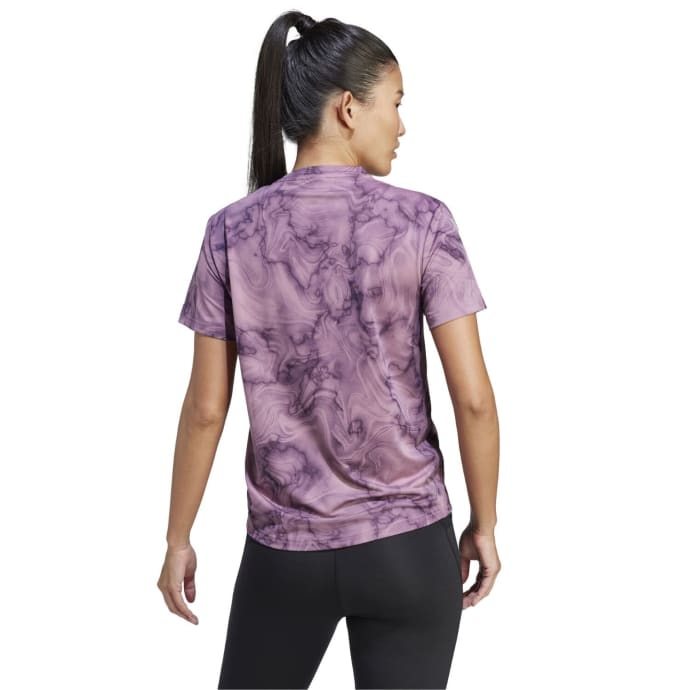 adidas Women&#039;s Own The Run AOP Run Tee, product, variation 2