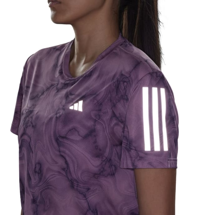 adidas Women&#039;s Own The Run AOP Run Tee, product, variation 5