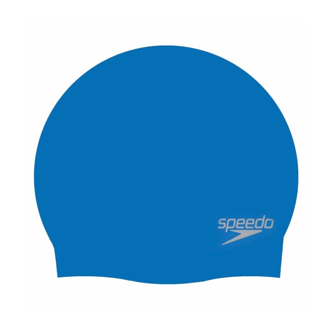 Speedo Plain Moulded Silicone Cap, product, variation 1