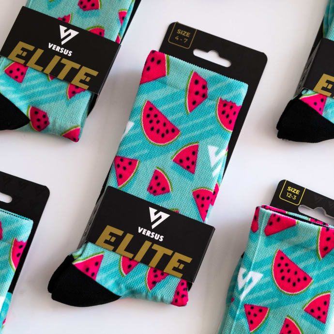 Versus Watermelon Active Crew Length Socks, product, variation 4