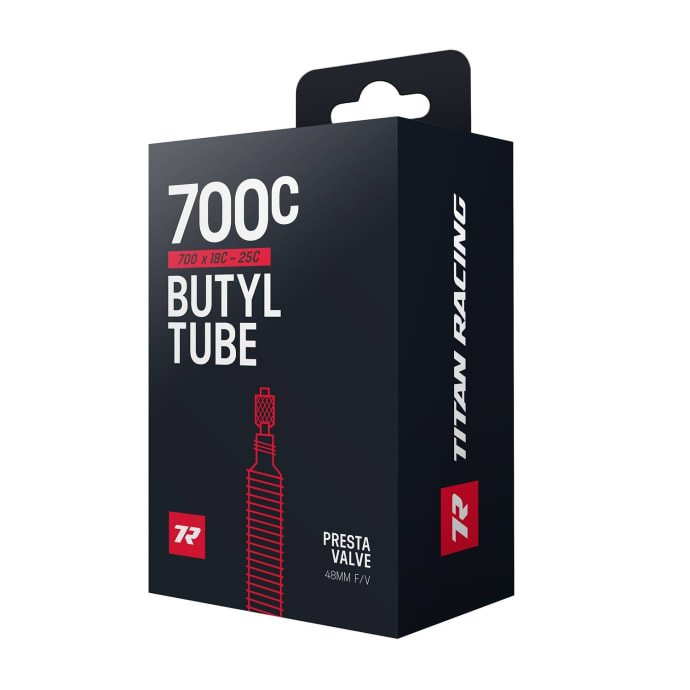 Titan 700c x 18 - 25c Tube with 48mm Presta Valve, product, variation 1