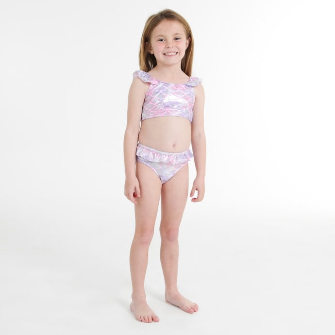 Girls Diamond Mermaid Scale 2 Piece, product, variation 2