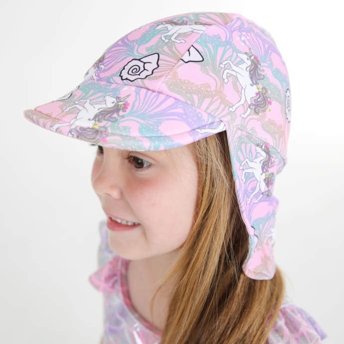 Girls Unicorn Sun Hat, product, variation 4