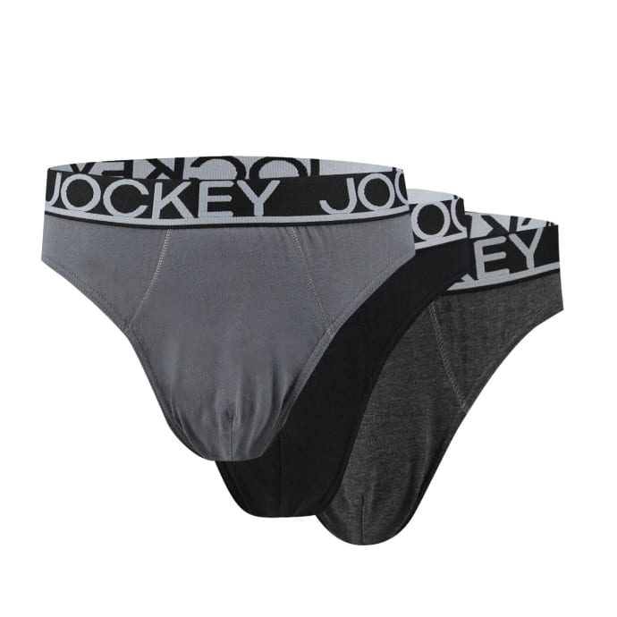 Jockey Men&#039;s Cotton Brief 3 Pack, product, variation 1