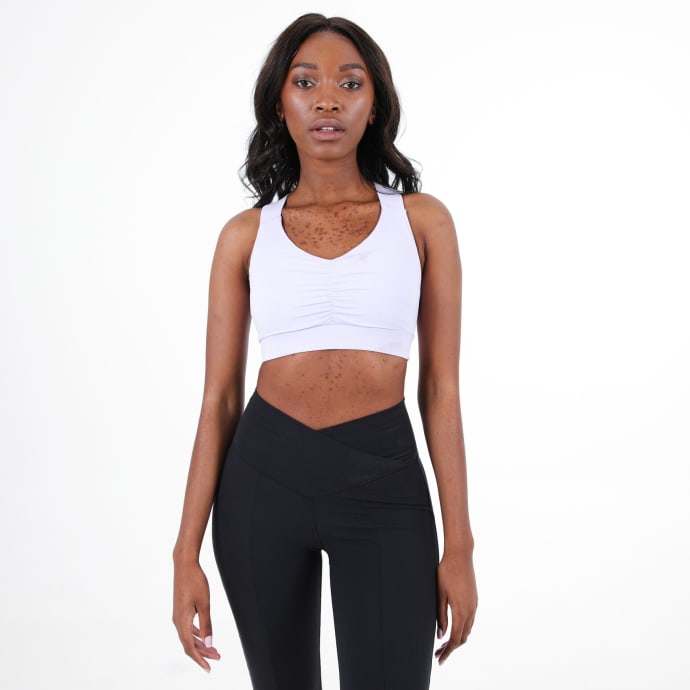 OTG Women&#039;s Zeal Rib Ruched Crop Top, product, variation 1