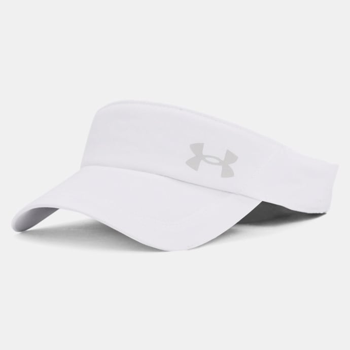 Under Armour Isochill Launch Run White  Visor, product, variation 1