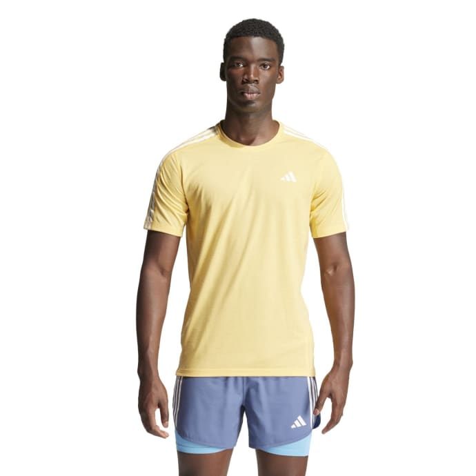 adidas Men&#039;s Own The Run Excite 3Stripe Tee, product, variation 1