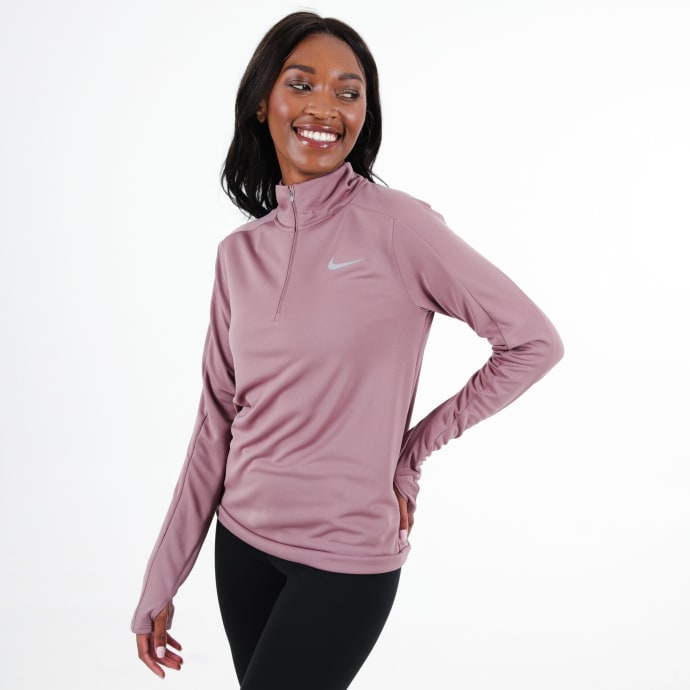 Nike Women&#039;s Dri Fit Pacer 1/2 Zip Run Long Sleeve Top, product, variation 2