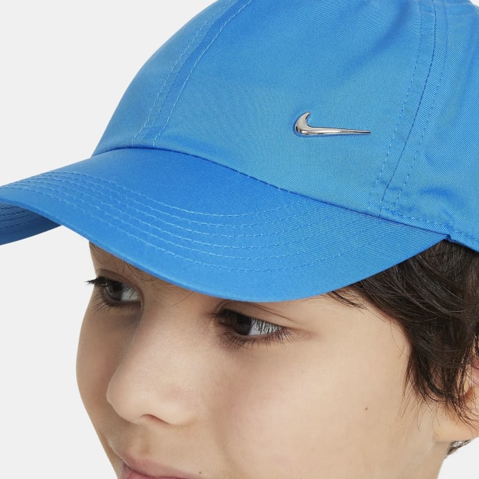 Nike Junior Adjustable Metal Swoosh Photo Blue Club Cap, product, variation 4