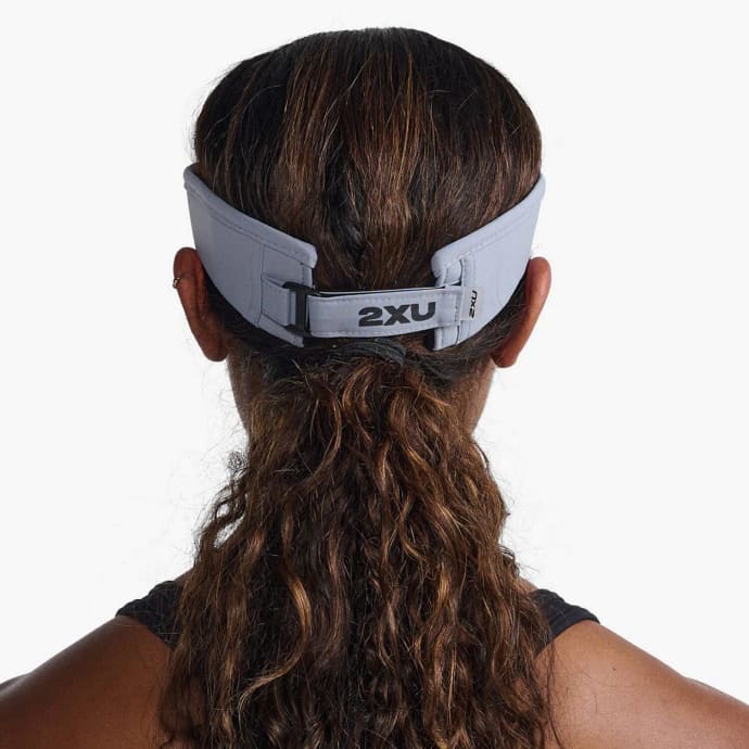 2XU Run Visor (Weathervane/Black), product, variation 5