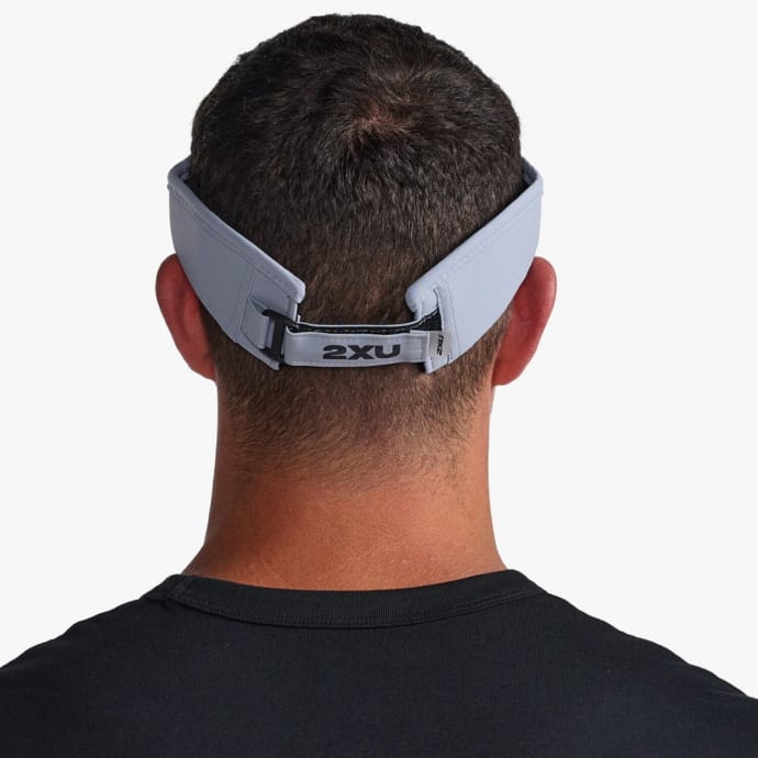 2XU Run Visor (Weathervane/Black), product, variation 6