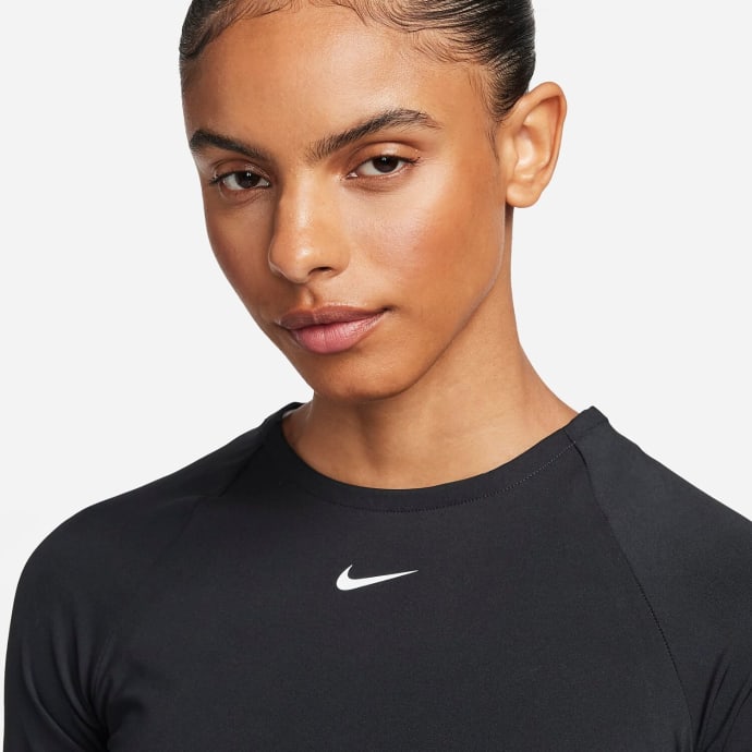 Nike Womens Pro Dri-Fit Crop Long Sleeve Top, product, variation 3