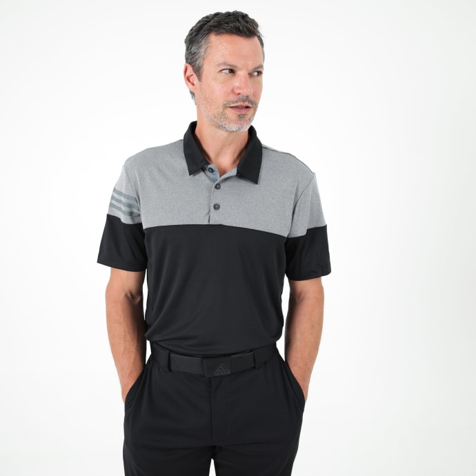 adidas Mens Golf 3Stripe Polo, product, variation 1