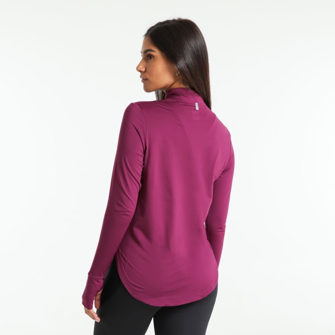 First Ascent Women&#039;s Corefit 1/4 Zip Run Long Sleeve, product, variation 5