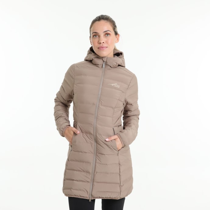 First Ascent Women&#039;s Hooded Down Town Seal Parka Jacket, product, variation 1