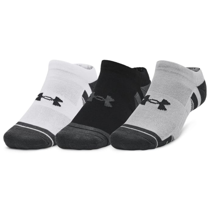 Under Armour 3-Pack Performance Tech No Show Socks, product, variation 1