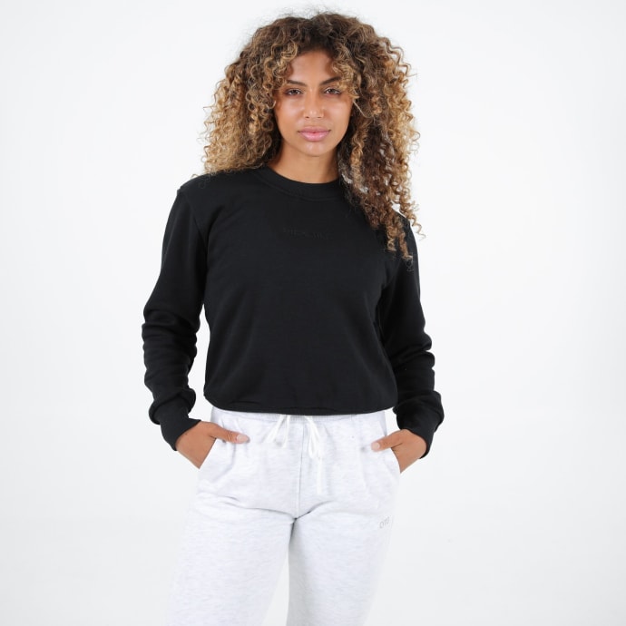 OTG Women&#039;s Luxe Fleece Crew Sweat Top, product, variation 1