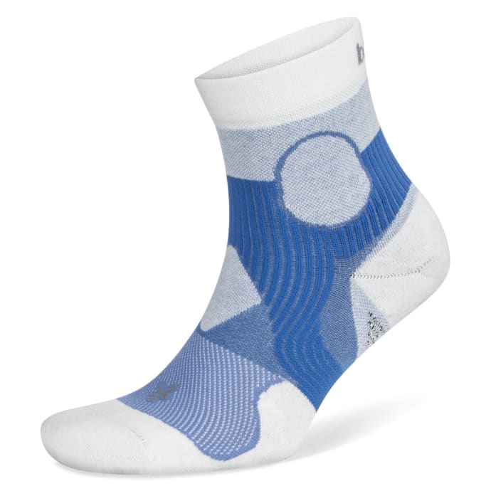 Balega Support White/Blue Socks, product, variation 1