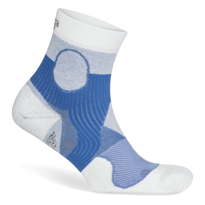 Balega Support White/Blue Socks, product, variation 4