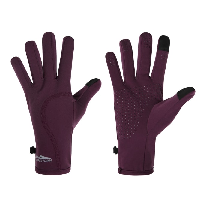 Capestorm Maroon Smart Touch Glove, product, variation 1