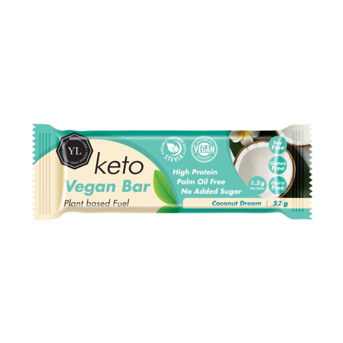 Youthful Living Coconut Dream Vegan Keto Bar 52g, product, variation 1